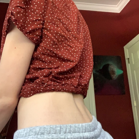 half cut shirt ~ buttons down the front ~ brand Garage ~ size small - Picture 3 of 3